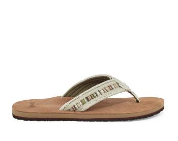 Sanuk Fraid So Eco Friendly Flip Flop Herr Beige | Sverige 344UZG